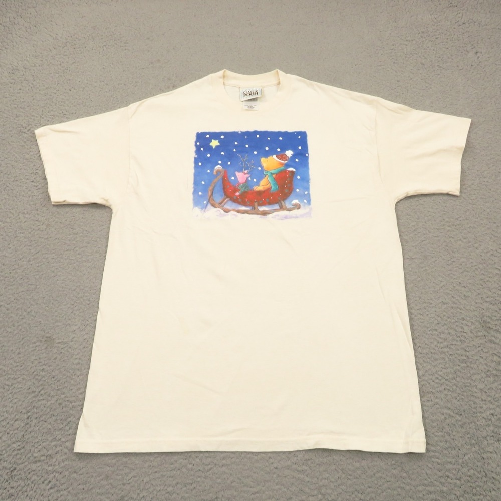 Disney Vintage Winnie The Pooh Shirt XL Mens 90s Made in USA Piglet Graphic Tee